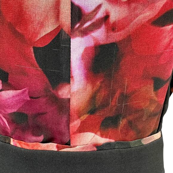 Ted Baker SAKINA Multicolor Floral Print 3/4 Sleeves Fit & Flare Dress Size 2 - Picture 8 of 11